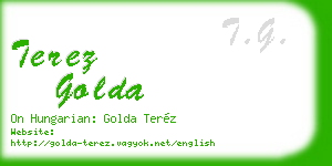 terez golda business card